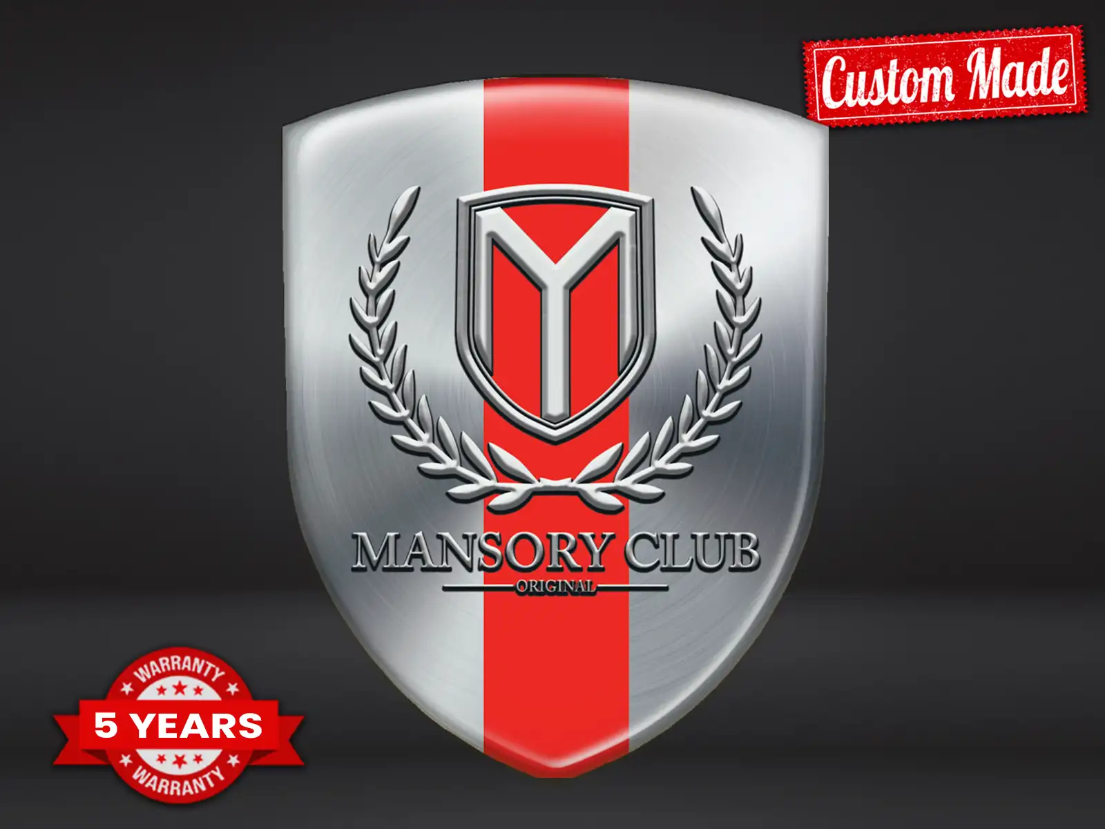 Mansory Motorhaubenemblem Hochwertig Anpassbar Pro